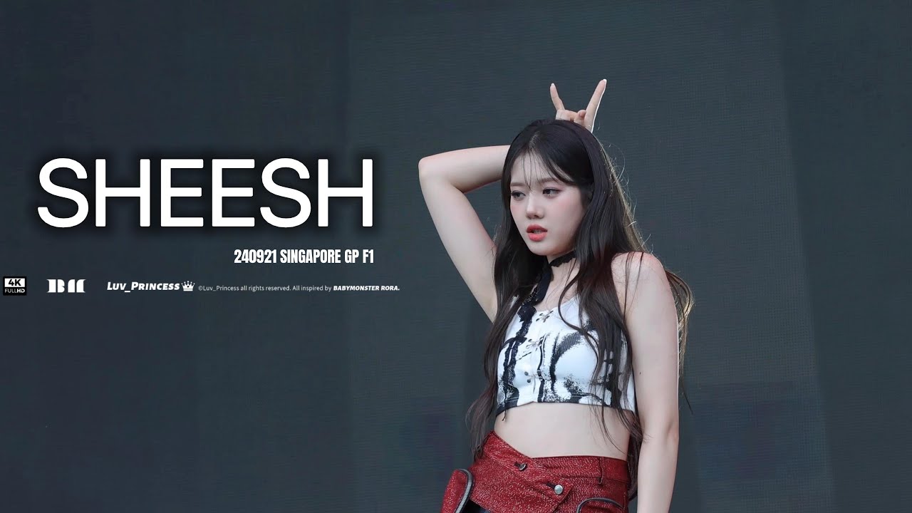 240921 SINGAPORE GP F1 - SHEESH (RORA FanCam) 베이비몬스터 로라 직캠