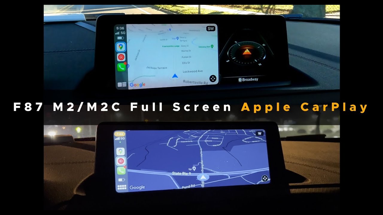 Full Screen Apple CarPlay on F87 M2 Competition (feat. Bimmer Remote Coding)
