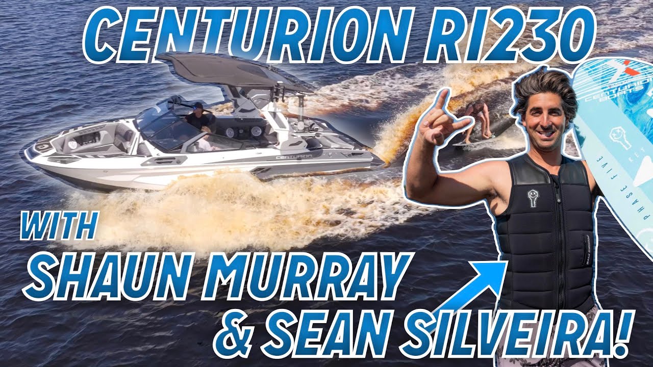Wakesurfing with Sean Silveira and Shaun Murray Behind the Centurion Ri230!