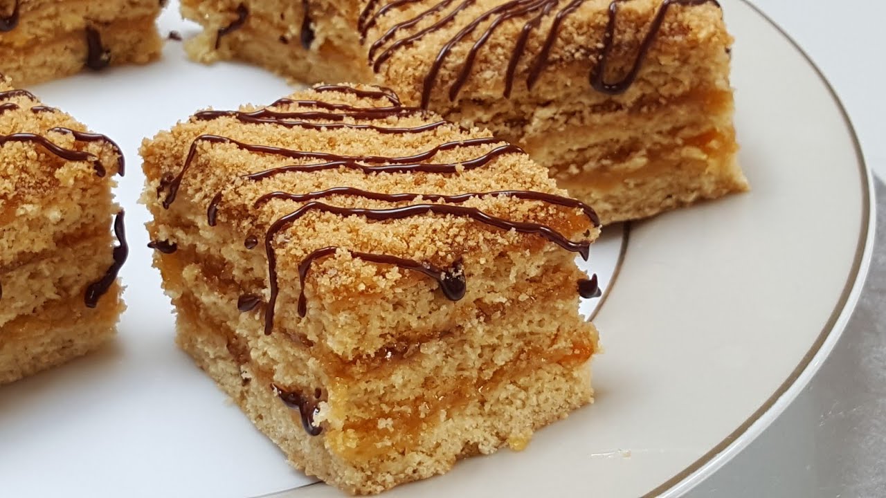 حلويات العيد حلوة الطبقات بالعسل روعة gateaux au miel