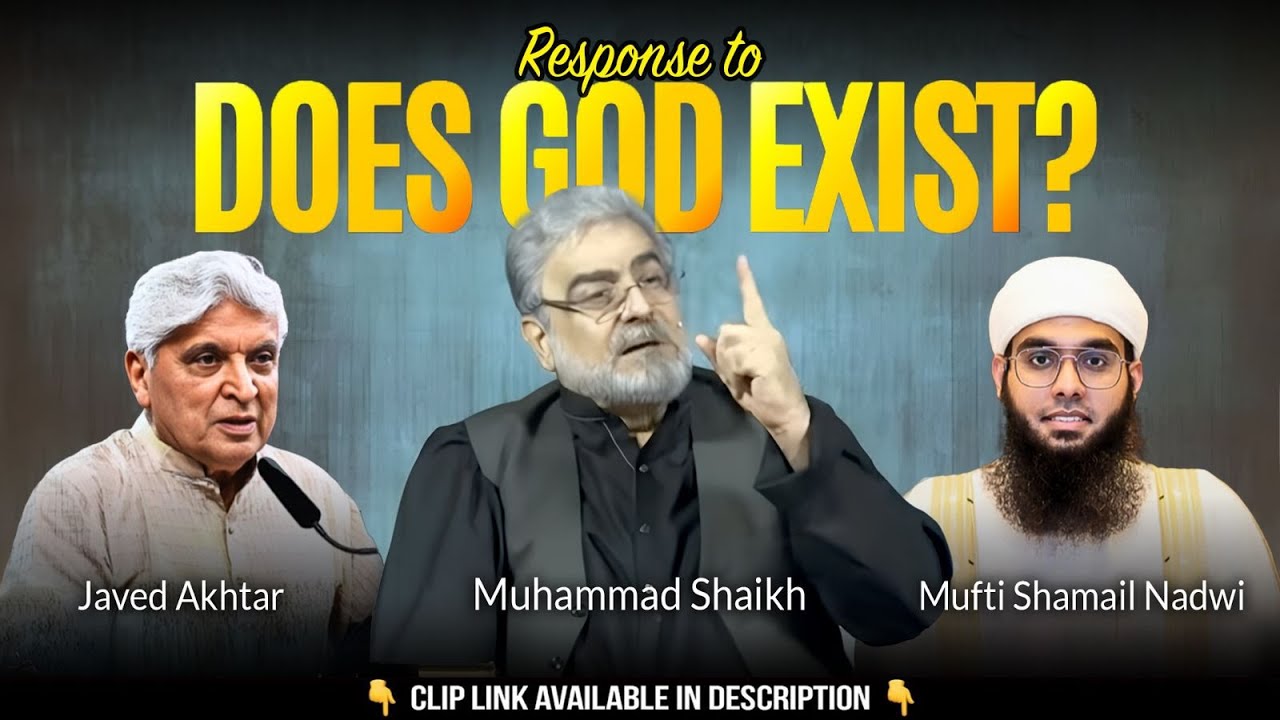 Does God Exist? | Javed Akhtar vs Mufti Shamail Nadwi | Difference Between Faith & Belief? 7/12