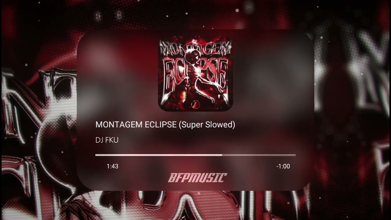 MONTAGEM ECLIPSE - Super Slowed (Brazilian Funk Phonk Vibes)