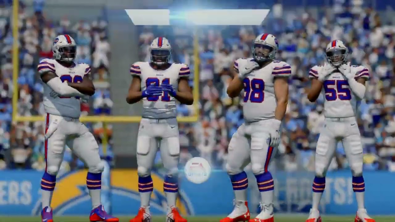 Buffalo Bills vs Los Angeles Chargers. Madden Franchise Mode game