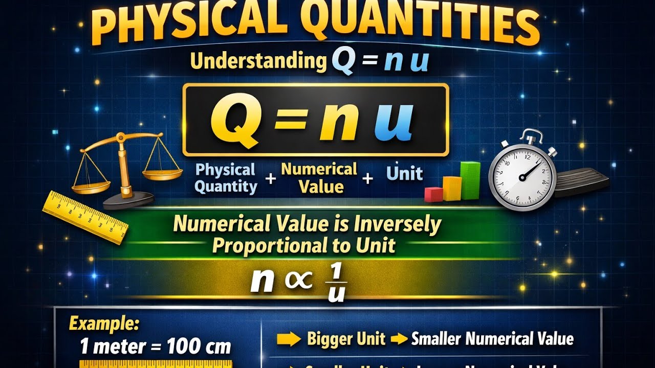 PHYSICAL QUANTITIES | MDCAT (PMDC) 2026 