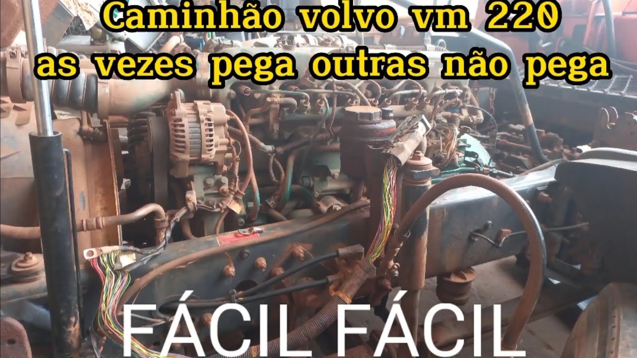 VOLVO NÃO FUNCIONA(FÁCIL FÁCIL)#motor #volvo #mecanica