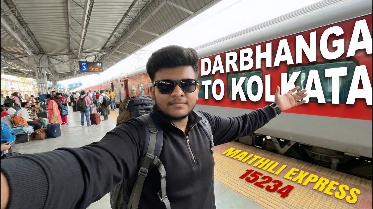*Aadhe Ghante Takk Jungle Mein Ruki Train*😬 | Darbhanga To Kolkata Vlog | Maithili Express 15234