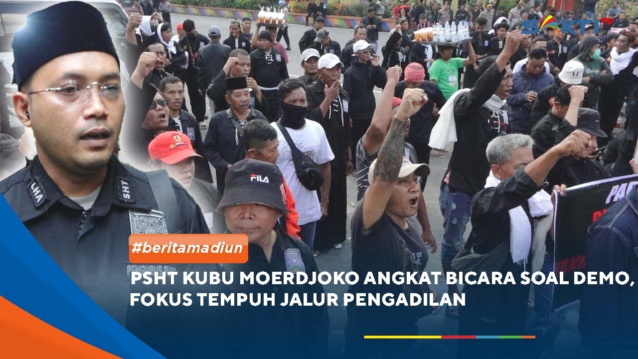 MADIUN - PSHT Kubu Moerdjoko Angkat Bicara Soal Demo, Fokus Tempuh Jalur Pengadilan