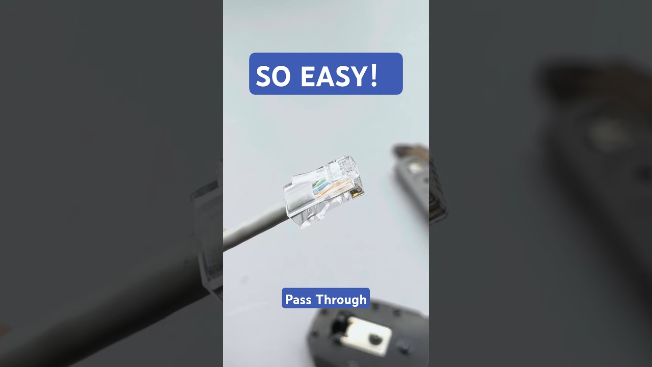 Easy pass through type with excellent quality UTP modular plug rj45 connector with ethernet cable