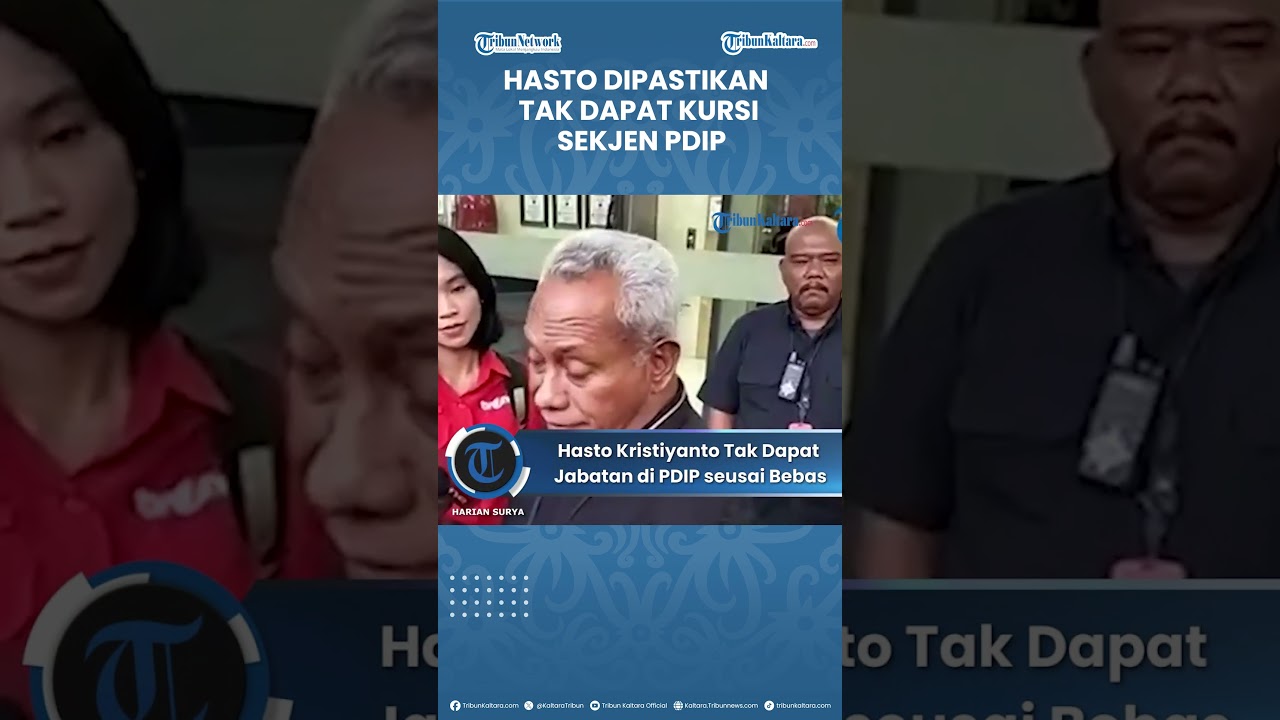 Hasil Kongres PDIP di Bali, Hasto Tak Dapat Jabatan