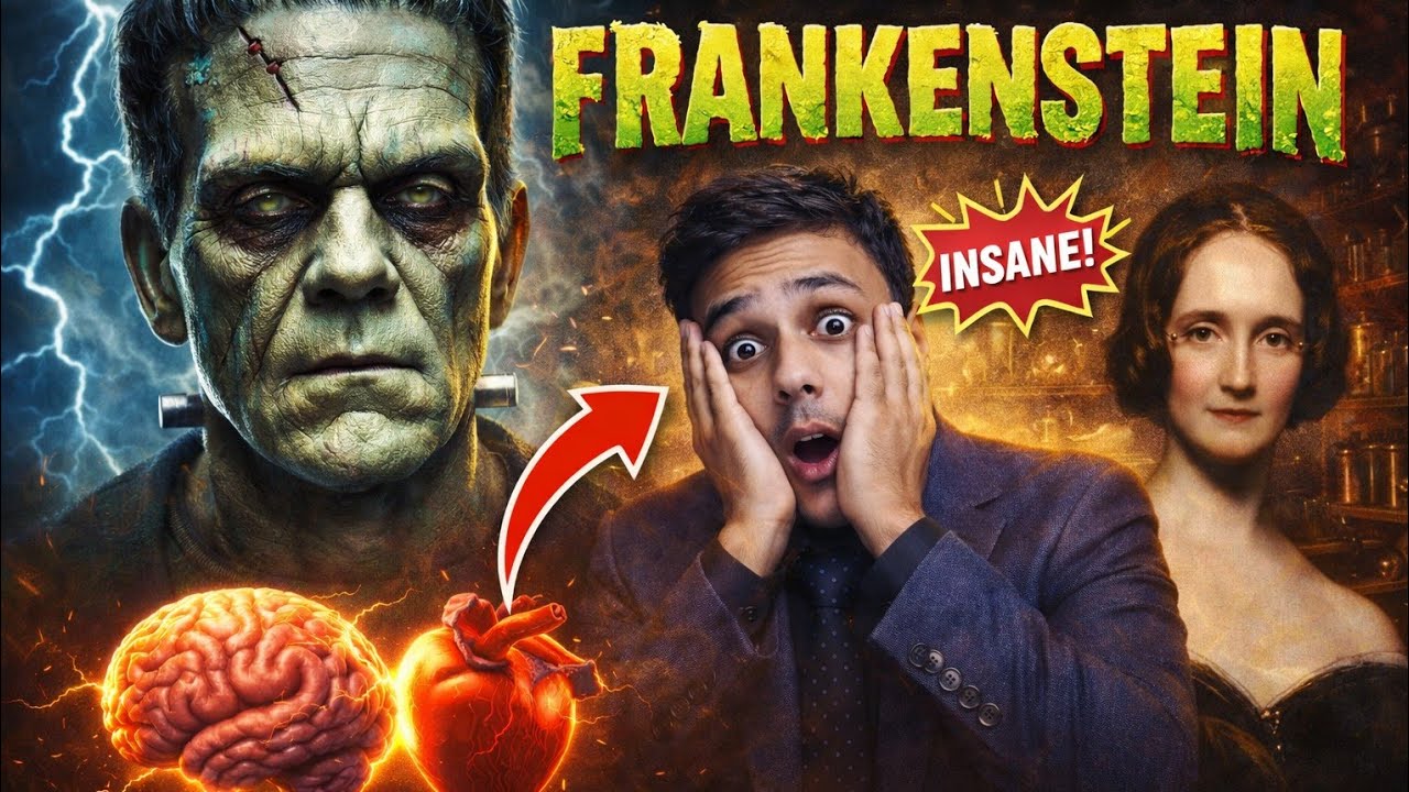 FRANKENSTEIN - MARY SHELLEY (ENGLISH) DETAILED SUMMARY AND MOVIE. 
