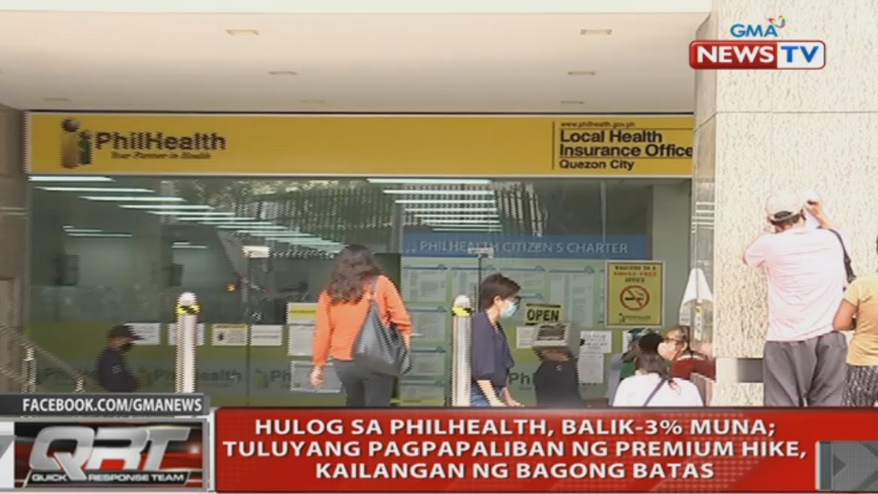QRT: Hulog sa PhilHealth, Balik-3% muna; Tuluyang pagpapaliban ng premium hike, kailangan ng ...