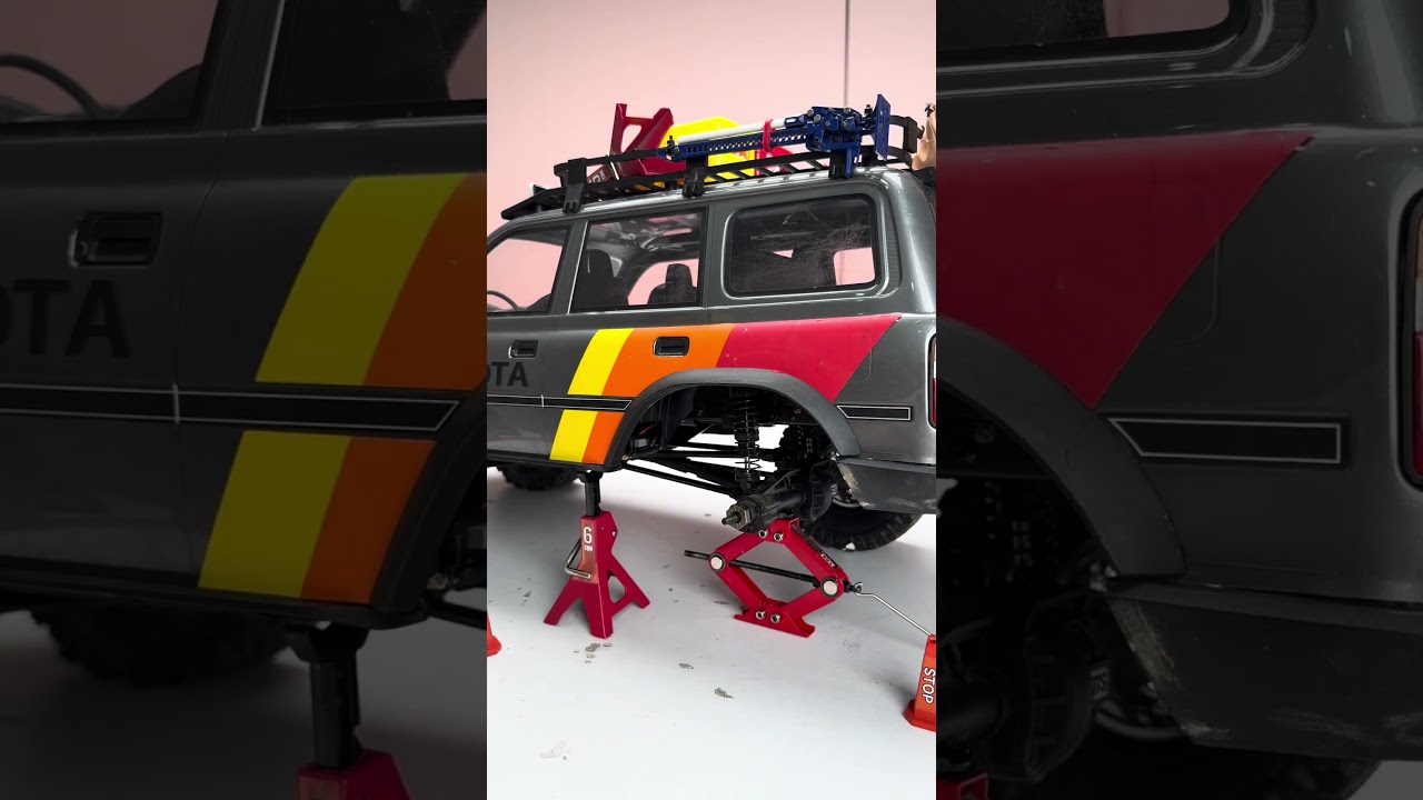 🔥FMS 1/10 FCX10 LC80 – Built for Off-Road Fun!