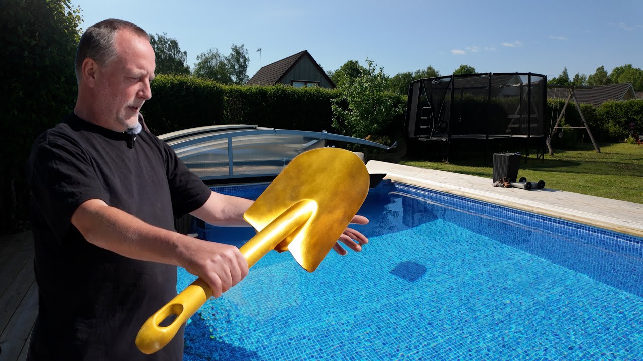 Fick offert på 800 000 kr - Byggde poolen själv