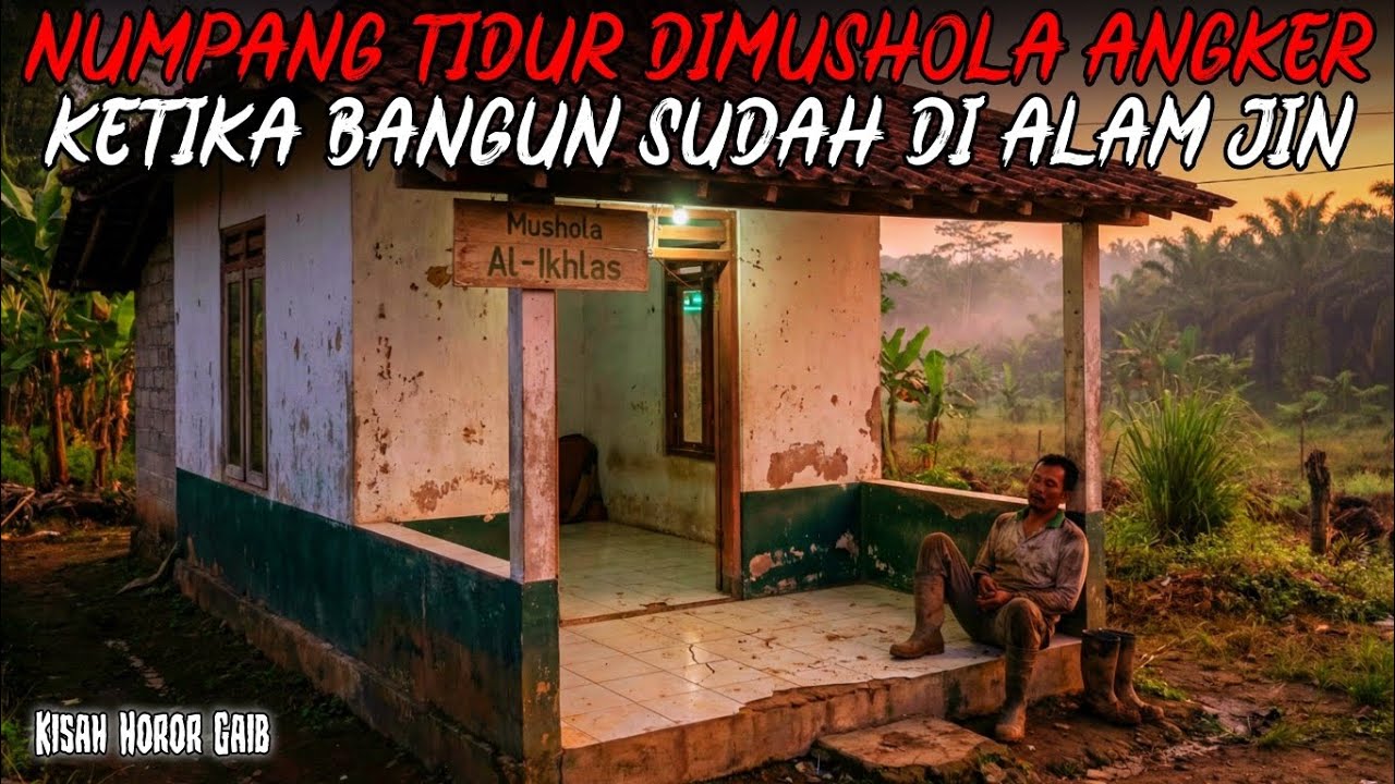 NUMPANG TIDUR DIMUSHOLA ANGKER SAAT PULANG DARI LADANG SAWIT KETIKA BNGUN SUDAH DIALAM JIN MUSLIM