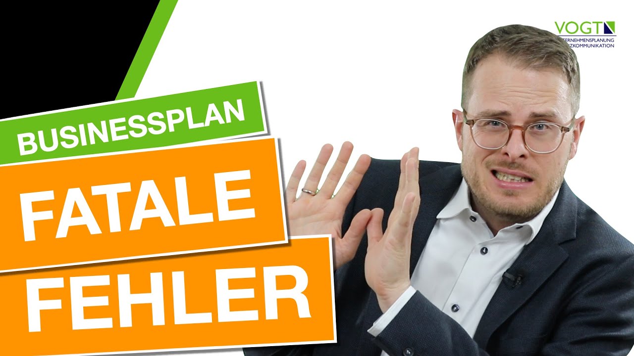 Businessplan: Welche Fehler solltest du unbedingt vermeiden?