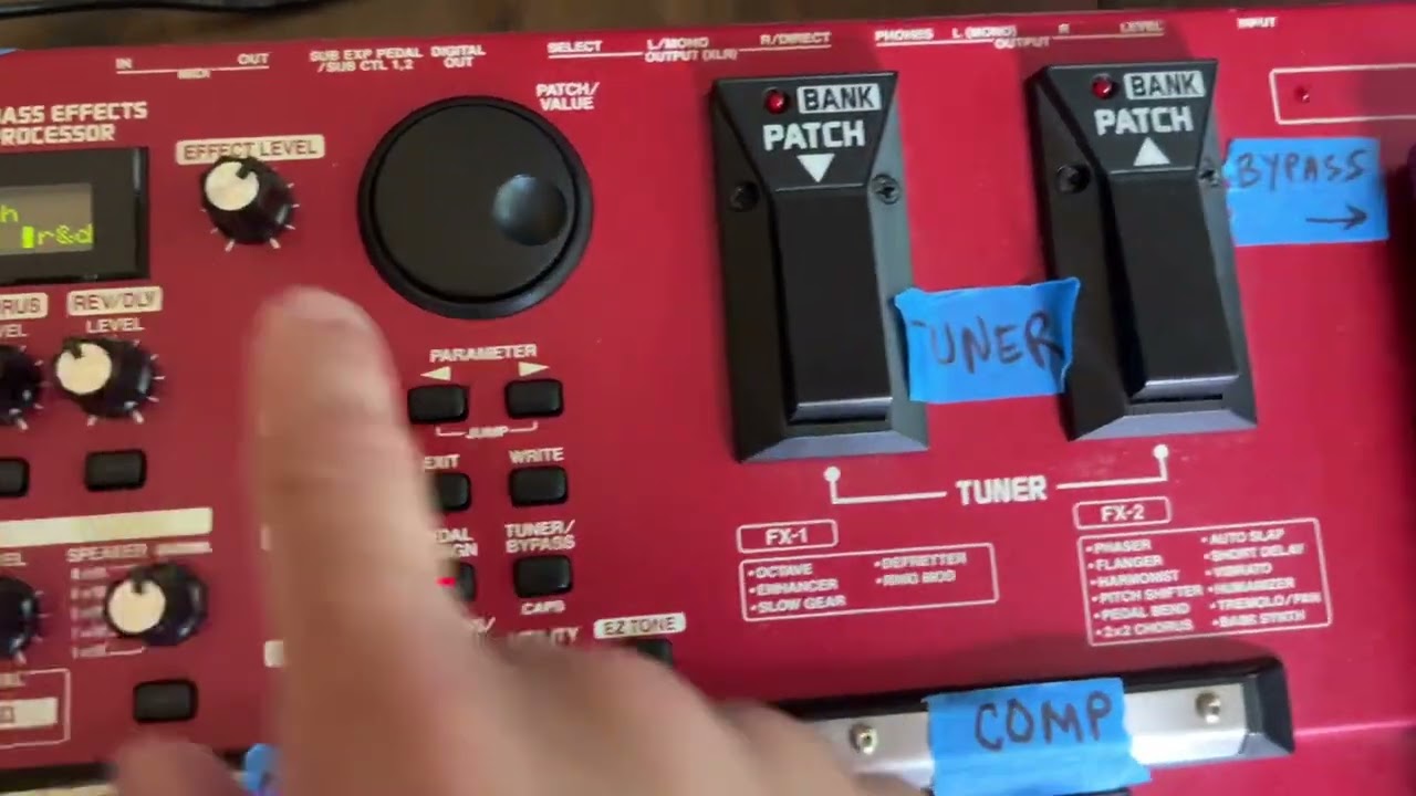 How to get one more effect pedal out of the Boss GT-6B using the Bypass/CTL pedal…
