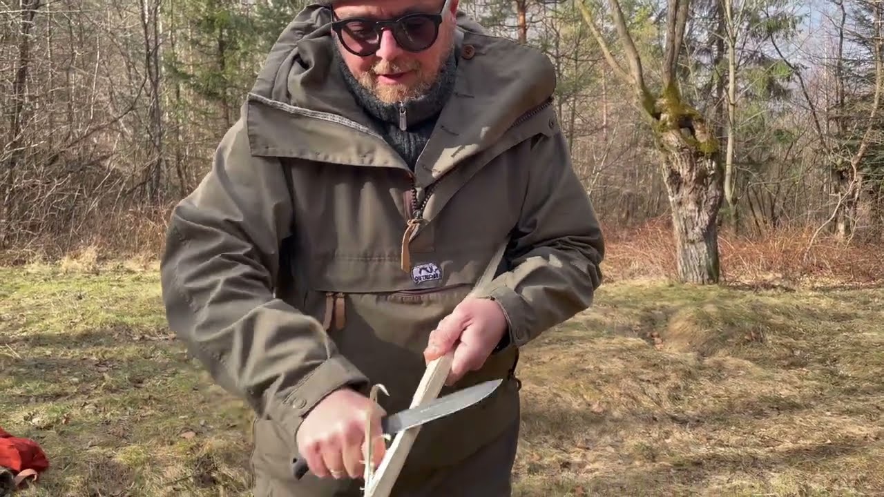 Leśny Relaks 1 dzień z survivalowych ferii w Beskidach. Fallkniven S1 vs Peltonen M95. Opinel Garden