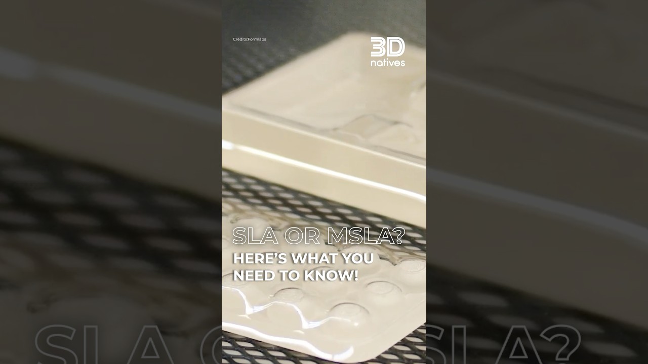 SLA vs MSLA, which resin tech wins? #3DPrinting