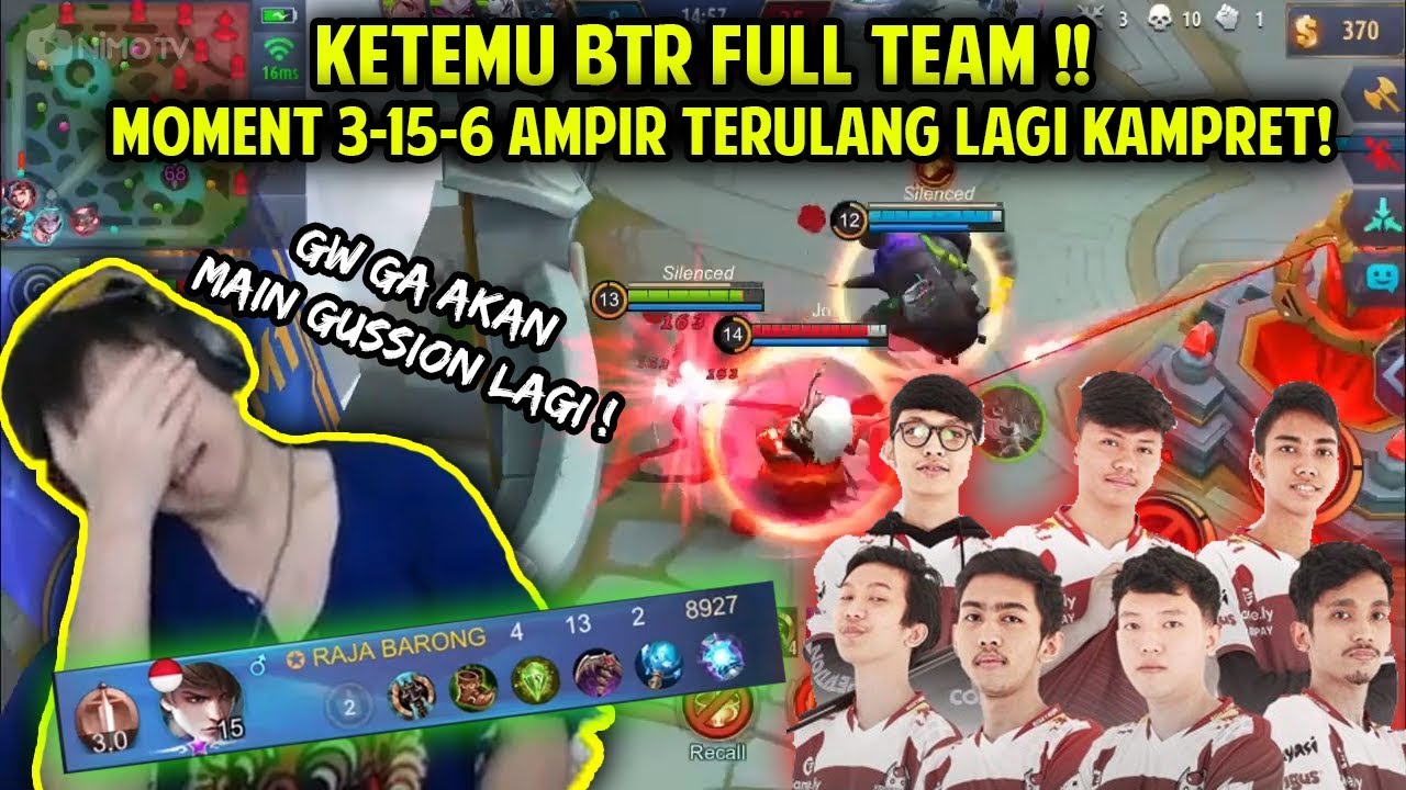 KEJADIAN 3-15-6 HAMPIR TERULANG COEG!! FIX BERENTI MAEN GUSION!! - Mobile Legends