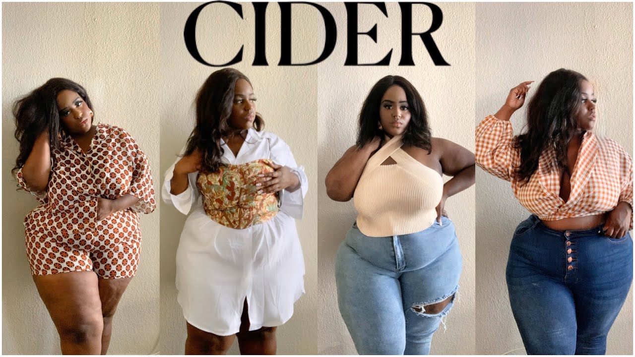 HUGE CIDER TRY-ON HAUL 2022 | PLUS SIZE TRY ON HAUL | Samaria Janae