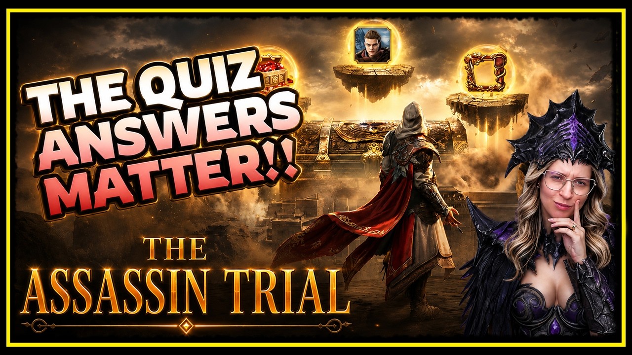 QUIZ ANSWERS 💥 The Assassin's Trial 🗡️ AVOID MY MISTAKE!! 👤 ✤ Watcher of Realms x Assassins Creed