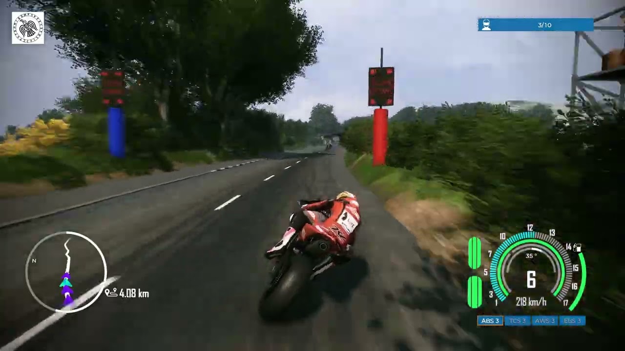 TT-ISLE OF MAN-RIDE ON THE EDGE 3 - 10. Versuch 3. Platz
