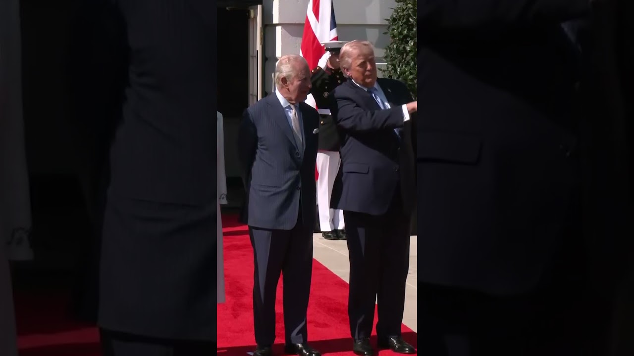 King Charles and Queen Camilla Arrive at the White House