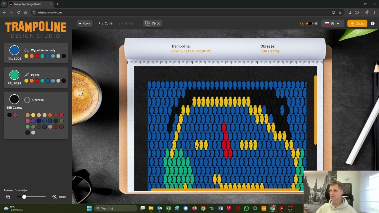 Trampoline Design Studio - Live DEMO