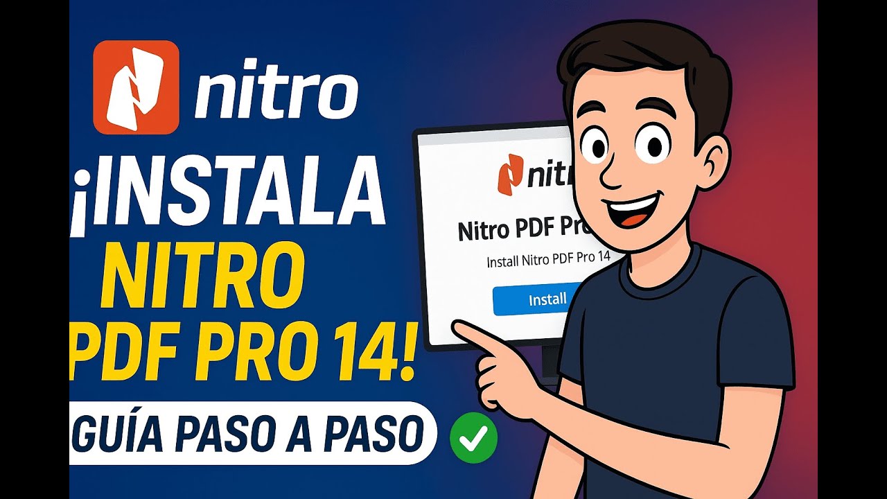 APRENDE A INSTALAR NITRO PDF PRO 14 FACIL Y RAPIDO ✅