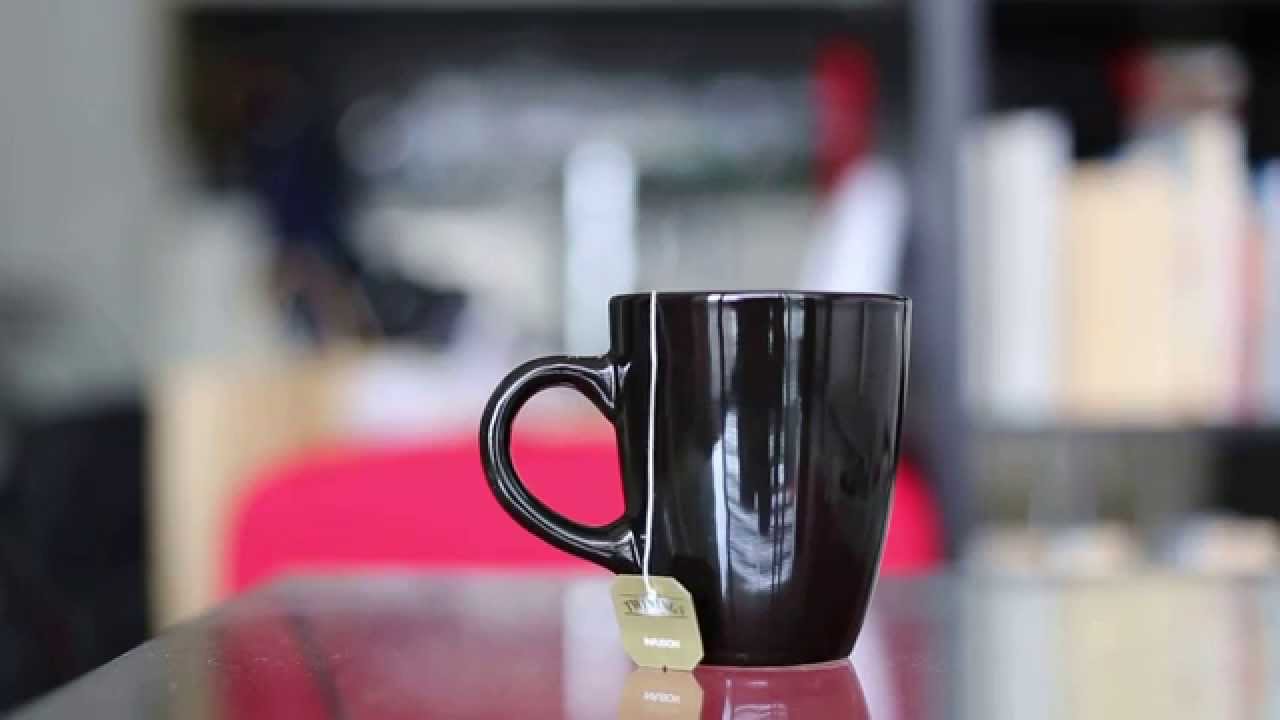 Steam rising from a teacup