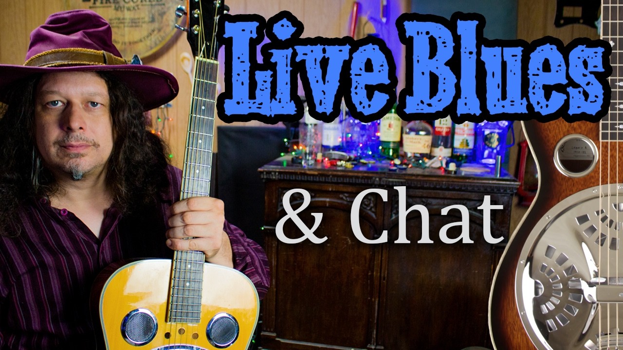 Blues Guitar Live 🎵 Chat and Blues - Ed's Blues Bar