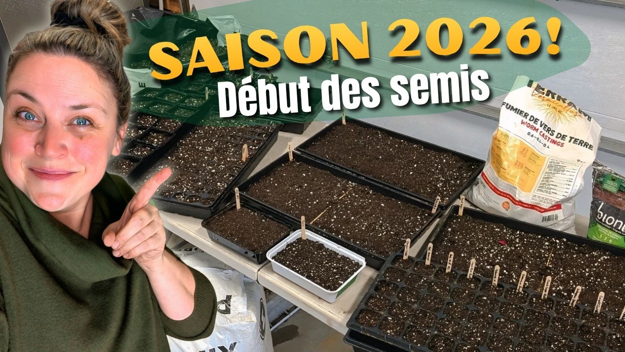 Préparation des SEMIS : piments forts, oignons, céleris et fines herbes !