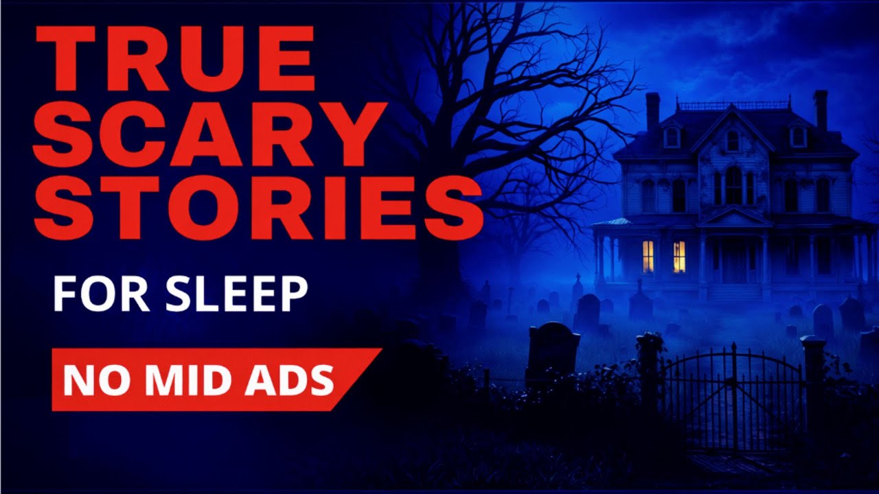 5 TRUE Scary Stories for Sleep | Gentle Rain Sounds | Black Screen.🛑 NO MID ADS 🛑.