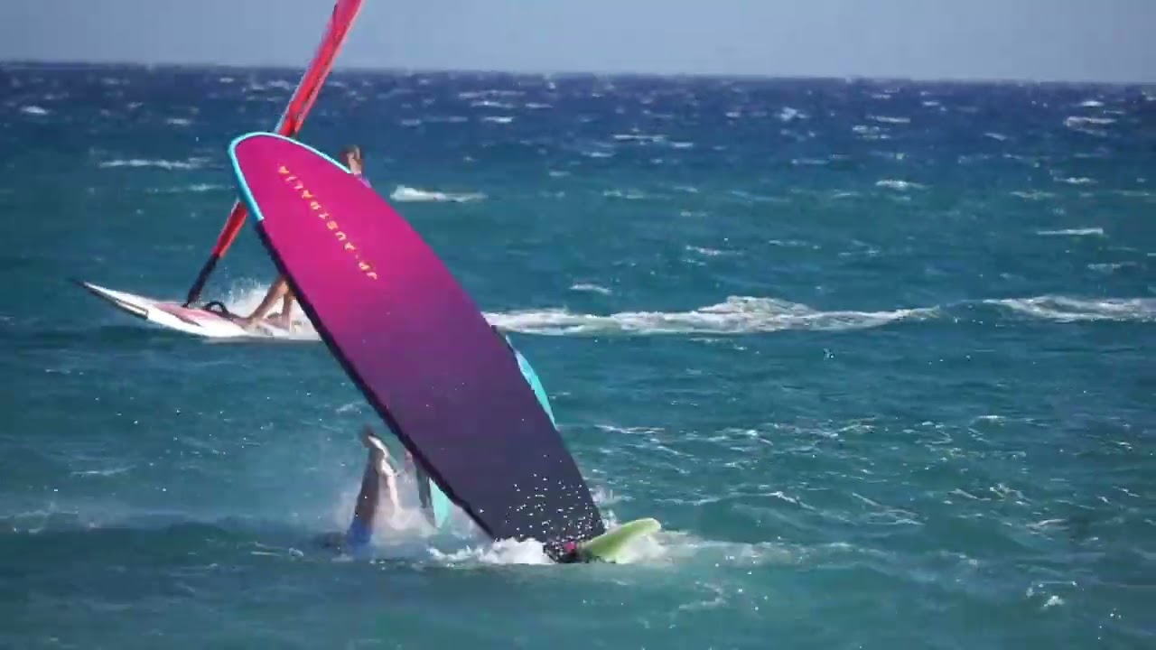 CRASH PART | Windsurf Camp Rhodes 2025 | 40 Knots of Chaos & Comedy