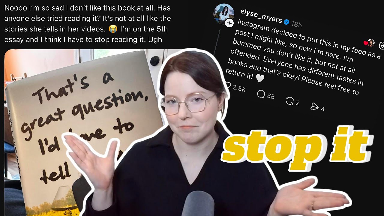 Elyse Myers: Subtly Weaponized Fanbase or Innocent Author Faux Pas? | Drama React