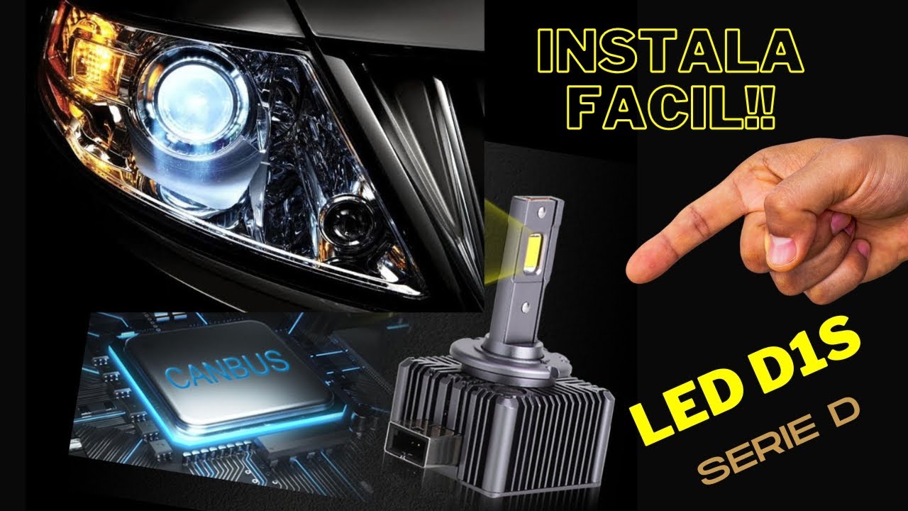 FACIL!! Instala tu Mismo los Focos Led D1S (serie D)