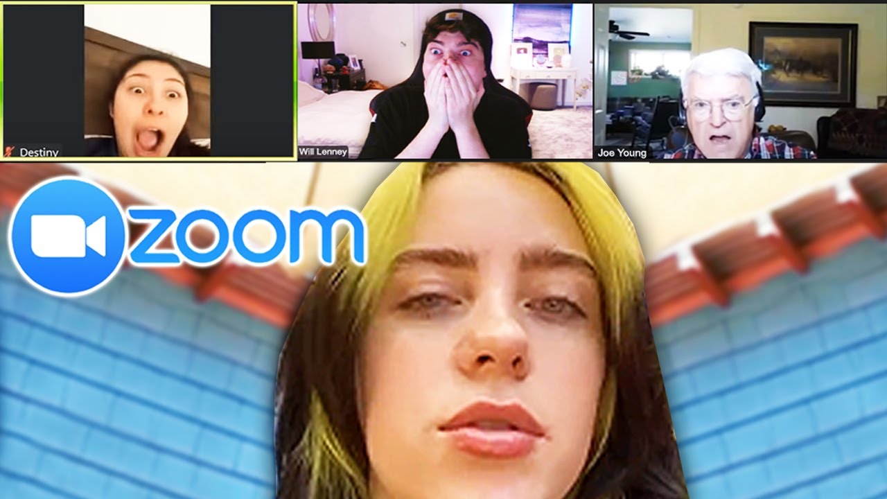 Знаменитости прерывают звонки по Zoom