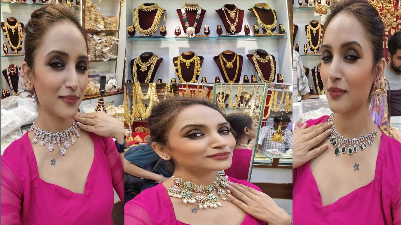 Tulsi baug shopping pune|| Heavy jewellery for traditional function|| Jewellery from Rs 50 to 5500 🥰