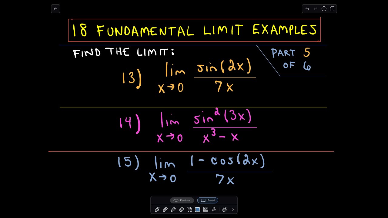 ❖ Lots of Limit Examples, Part 5 ❖