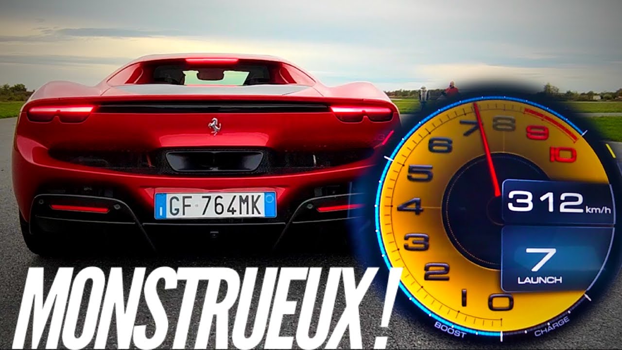 Ferrari 296 GTB : 0 à 312 km/h !