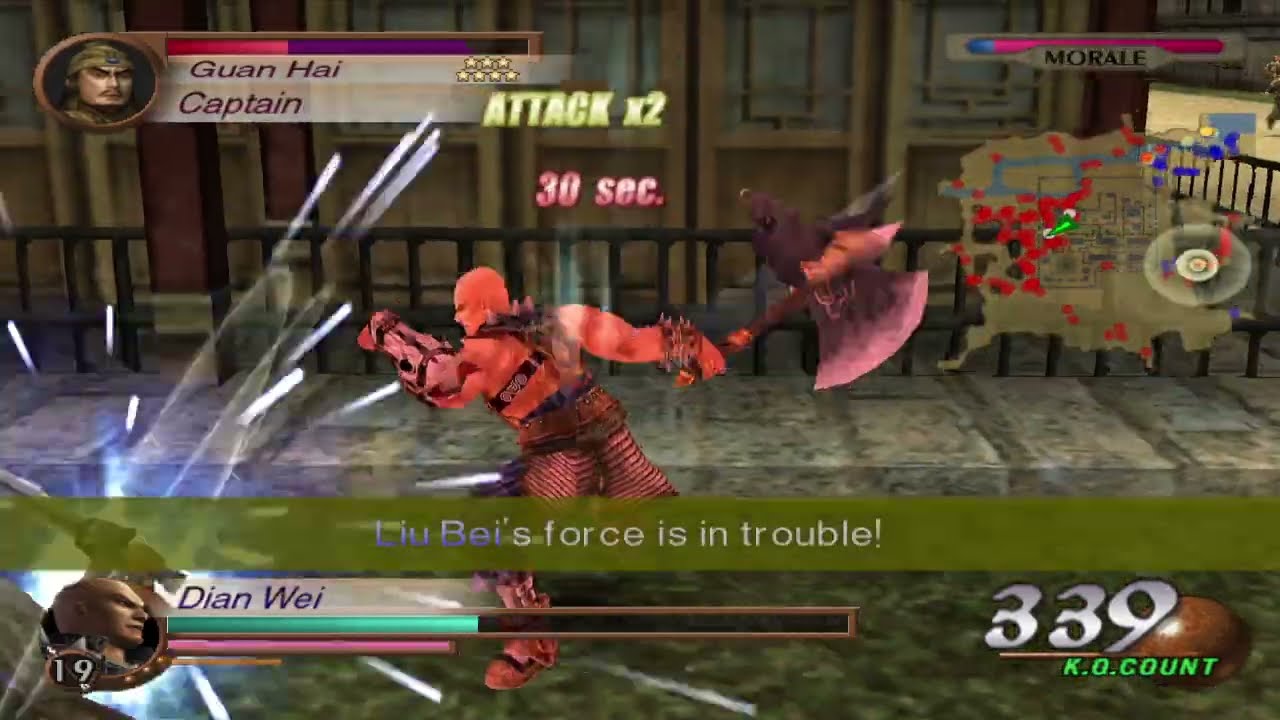Dynasty Warriors 3 - Yellow Turban Rebellion | Dian Wei (Very Hard)