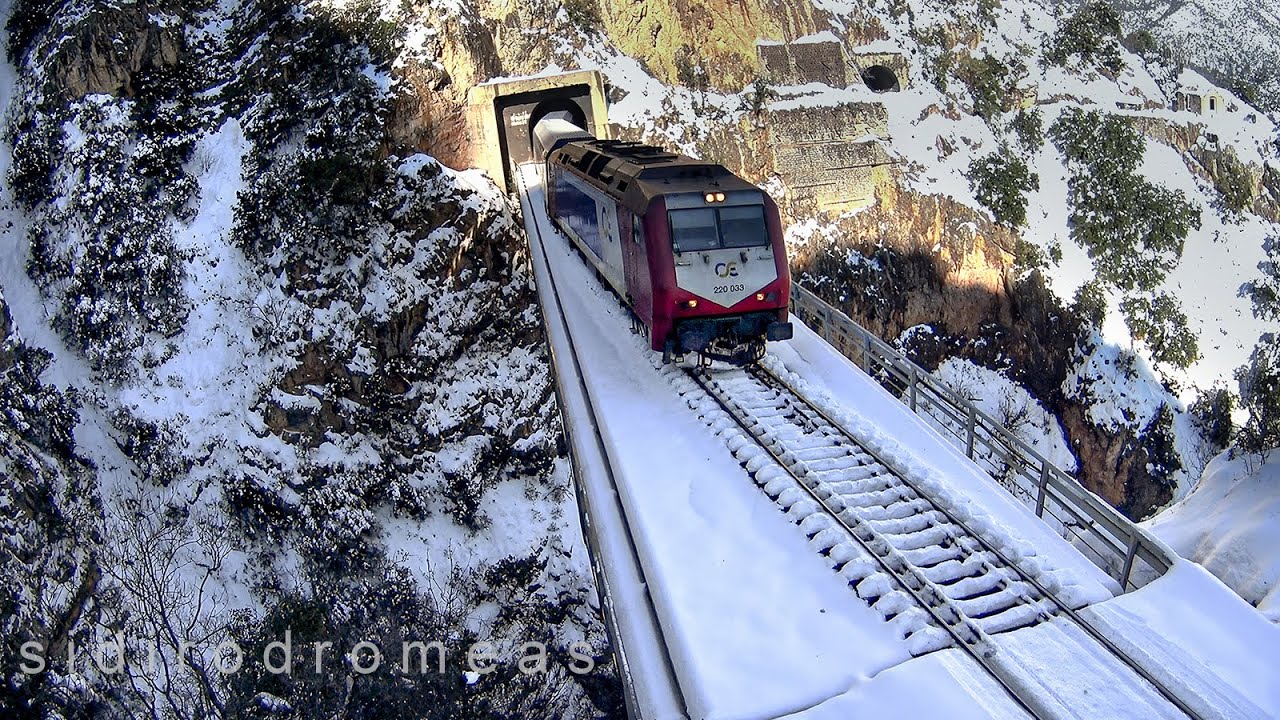 Asopos Bralos Rail Pass. SNOW... Once in a life time (12.01.2017) - [268-270]