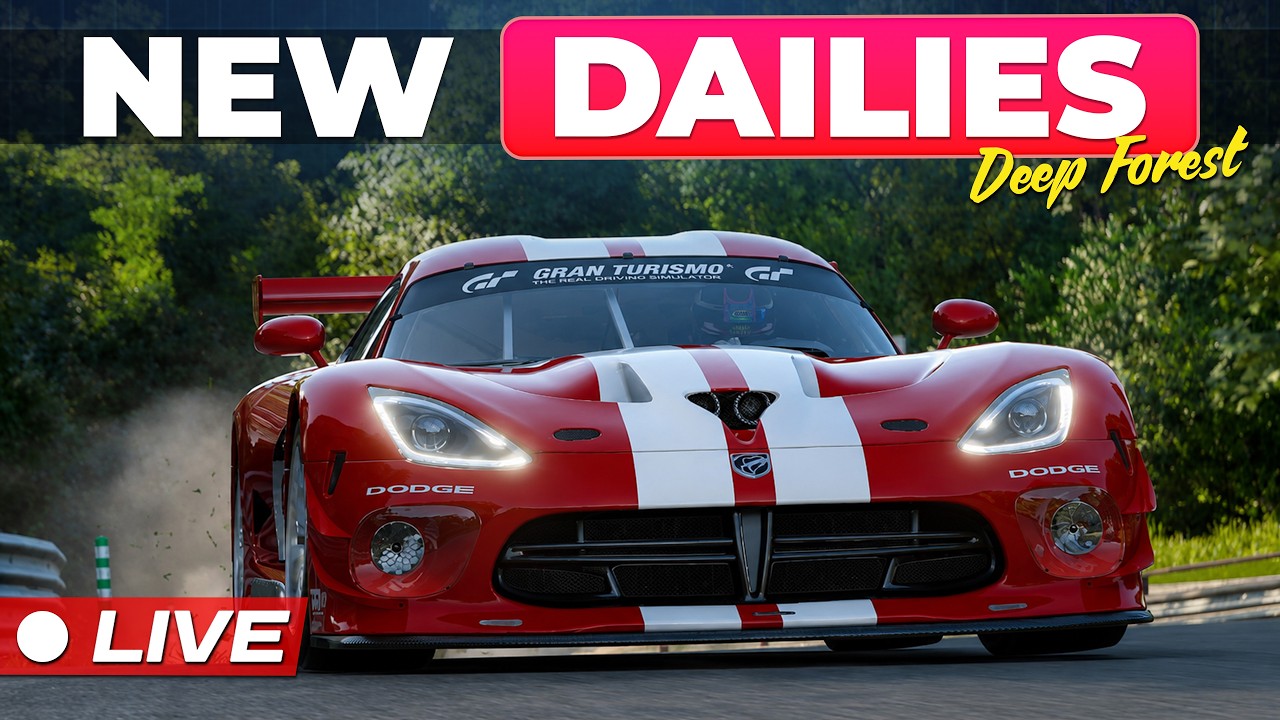 🔴 GT7 | New Daily Races - Deep Forest Again! | Live 🔴