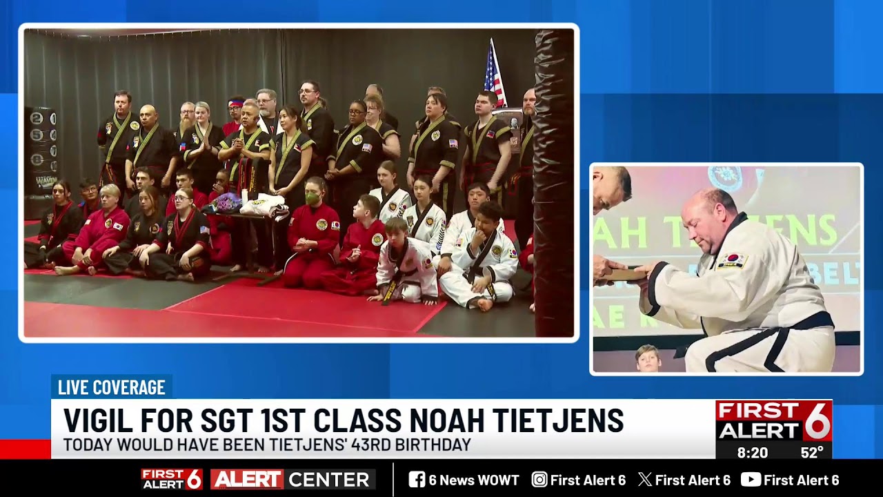 Vigil for Sgt. 1st Class Noah Tietjens