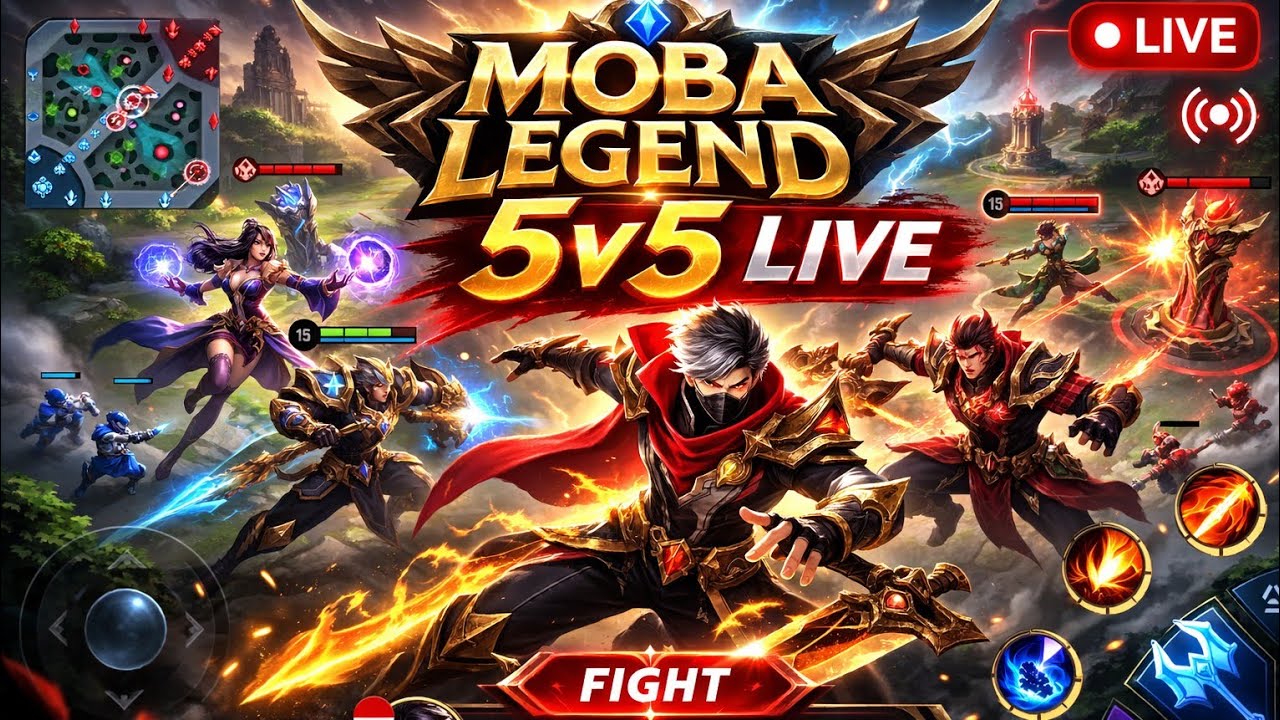 🔴 MOBA Legend 5v5 LIVE stream!