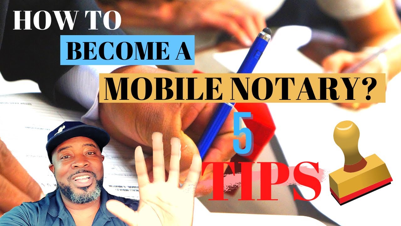 How To Become A Mobile Notary For BEGINNERS! 5 TIPS!