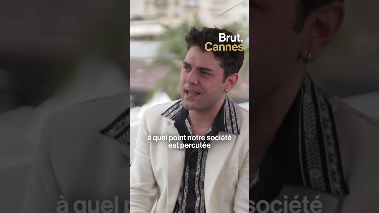 Xavier Dolan &eacute;mu par la question d'Augustin Trapenard sur la sant&eacute; mentale #cannes2024