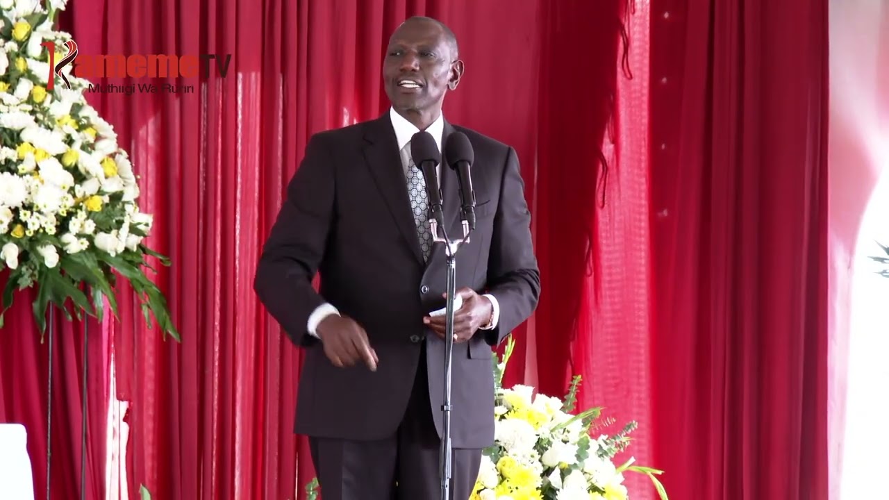 President Ruto gutongoria akenya kuhurukia Johana Ng’eno na andu angi 4