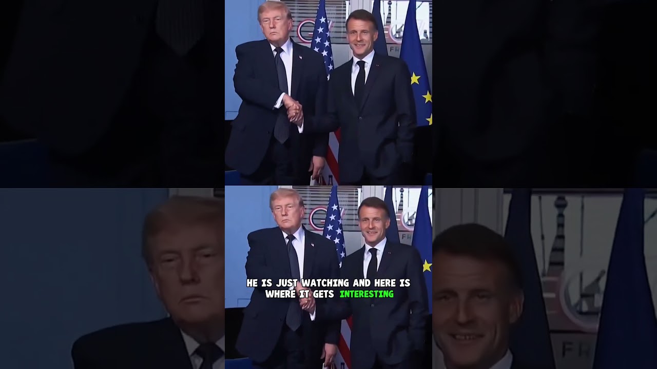 Macron's face when Trump kissed Brigitte is the most viral summit moment ever! 😱🔥 #trump #macron #us