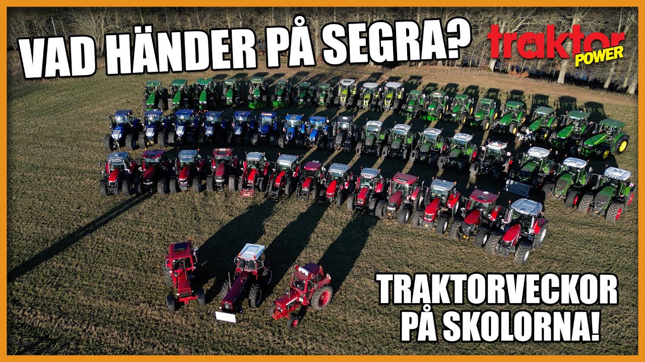 DUTRA PÅ HEDERSPLATS  – Traktorvecka på Segragymnasiet
